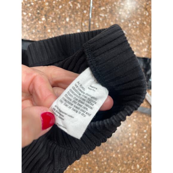 KOTN WOMENS NILE RIBBED PANT BLACK MEDIUM - Picture 8 of 8